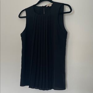 Michael Kors Sleeveless Pleated Top